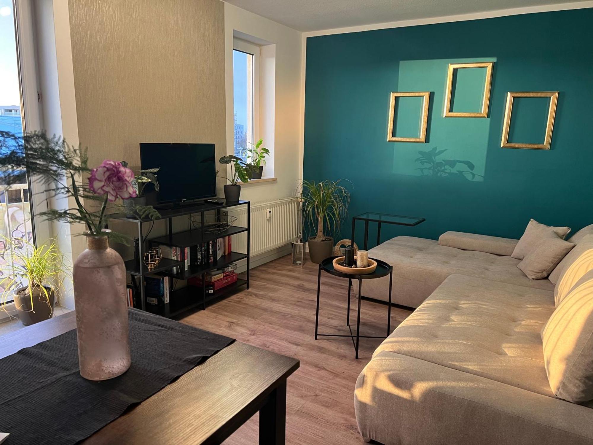 Apartment Juna Mit Tg Stellplatz 莱比锡 外观 照片